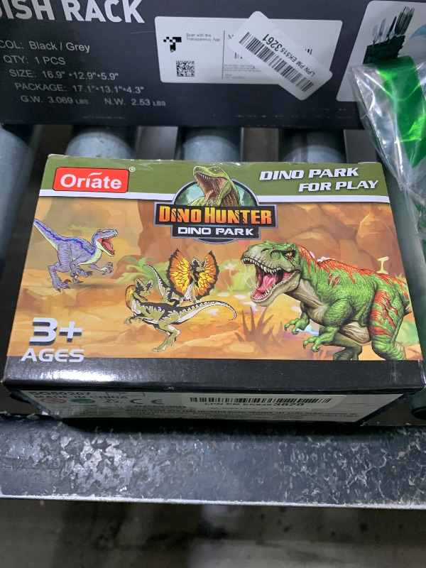 Photo 1 of Oriate 12PCS Dinosaur Capture Fencing Accessories Playset, Plastic Dinosaur Cage Fence Toys for Dino Fans, Suitable for Dinosaur World Figures Educational Gift for Kids n Toddler