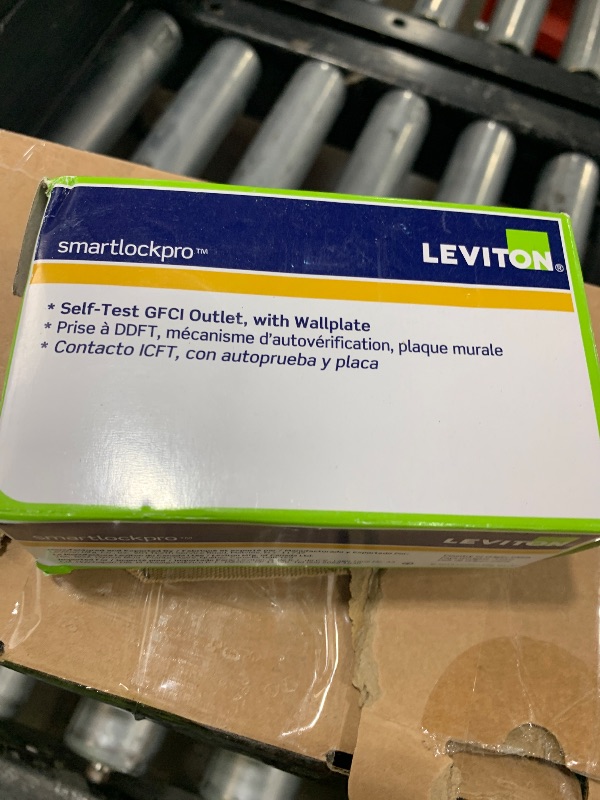 Photo 1 of Leviton 20A-125V Extra-Heavy Duty Hospital Grade Tamper-Resistant Duplex Self-Test GFCI Receptacle, 20-Amp, GFTR2-HGI, Ivory