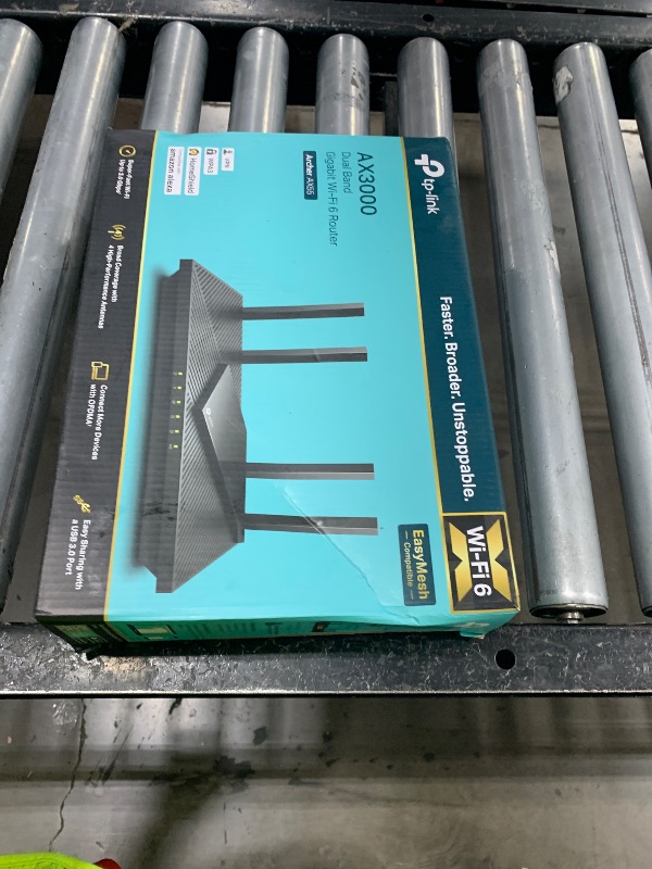 Photo 1 of TP-Link Dual-Band AX3000 Wi-Fi 6 Router Archer AX55 | Wireless Gigabit Internet Router for Home | EasyMesh Compatible | VPN Clients & Server | HomeShield, OFDMA, MU-MIMO | USB 3.0 | Secure by Design