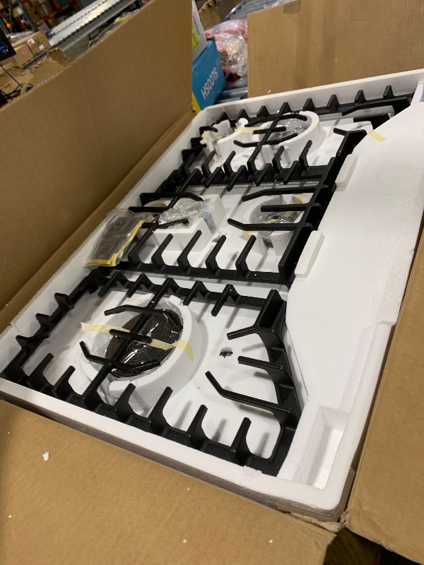 Photo 1 of GASLAND 30 Inch Gas Cooktop, PRO GH2305SF 5 Burner Gas Stove, Built-in NG/LPG Convertible Gas Cooktops, Gas Countertop Plug-in with Thermocouple Protection, Stainless Steel