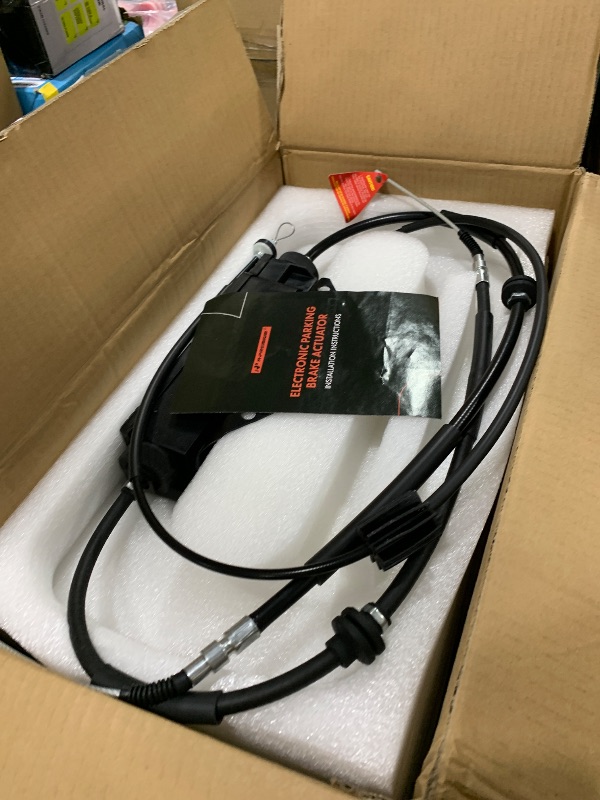 Photo 1 of A-Premium Parking Brake Actuator with Cable and Control Unit Compatible with BMW Models - X5 2007-2013, X6 2008-2014