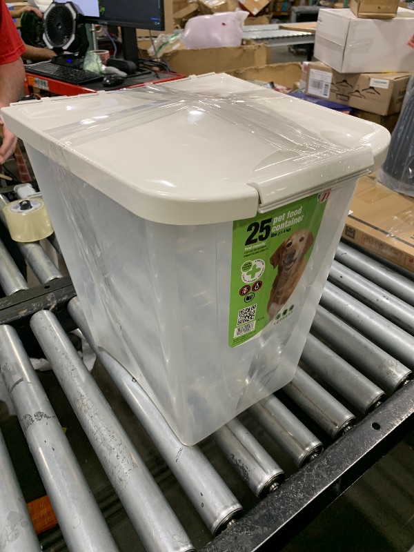Photo 1 of Van Ness 25-Pound Food Container with Fresh-Tite Seal with Wheels