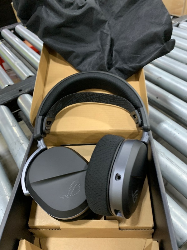 Photo 1 of ASUS ROG Pelta Wireless Gaming Headset (BT, ROG SpeedNova 2.4GHz, USB-C, Lightweight 309g, 50mm ROG Titanium-Plated Drivers, 10mm Super-Wideband Mic, RGB, 70HR Battery, for PC, Switch, PS5)- Black
