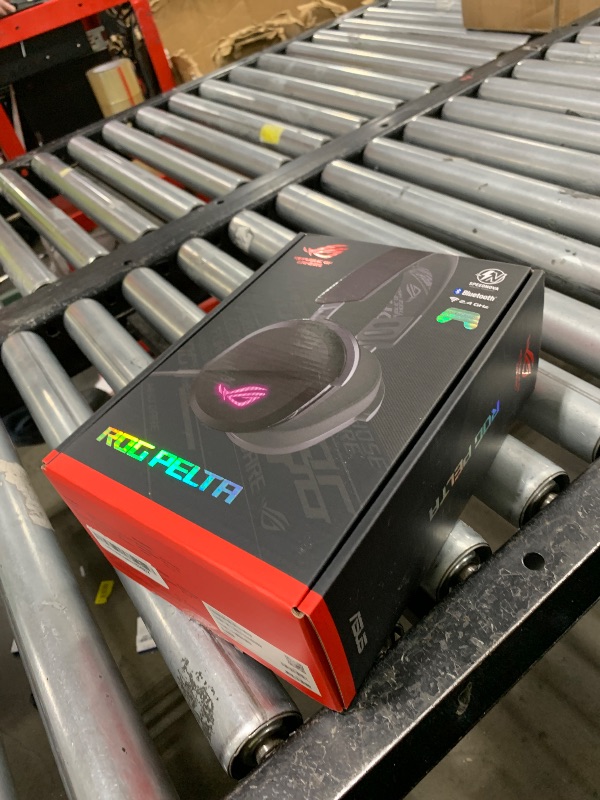 Photo 1 of ASUS ROG Pelta Wireless Gaming Headset (BT, ROG SpeedNova 2.4GHz, USB-C, Lightweight 309g, 50mm ROG Titanium-Plated Drivers, 10mm Super-Wideband Mic, RGB, 70HR Battery, for PC, Switch, PS5)- Black