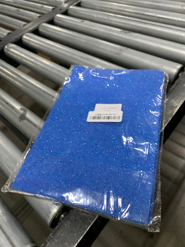 Photo 1 of 10 Pack Glitter Foam Sheets Craft 8 x 12 inch, Sparkles Foam Paper for Art Crafts Projects, Classrooms Scrapbook Gift DIY Cutters Card Party Decoration (Blue)
