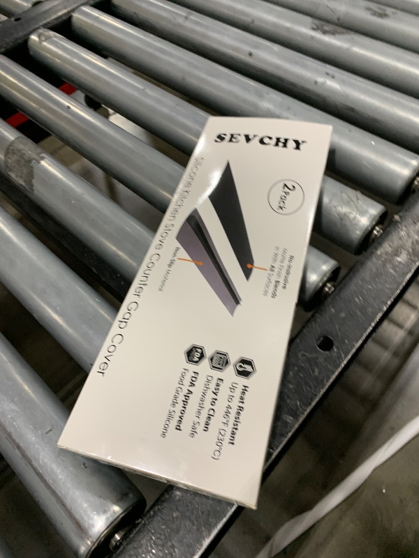 Photo 1 of SEVCHY Silicone Stove Gap Covers (2 pack), Oven Gap Filler, Heat Resistant Stove Gap Filler, Seal Gap between Stovetop and Counter, Easy Clean (21 inch, Black)