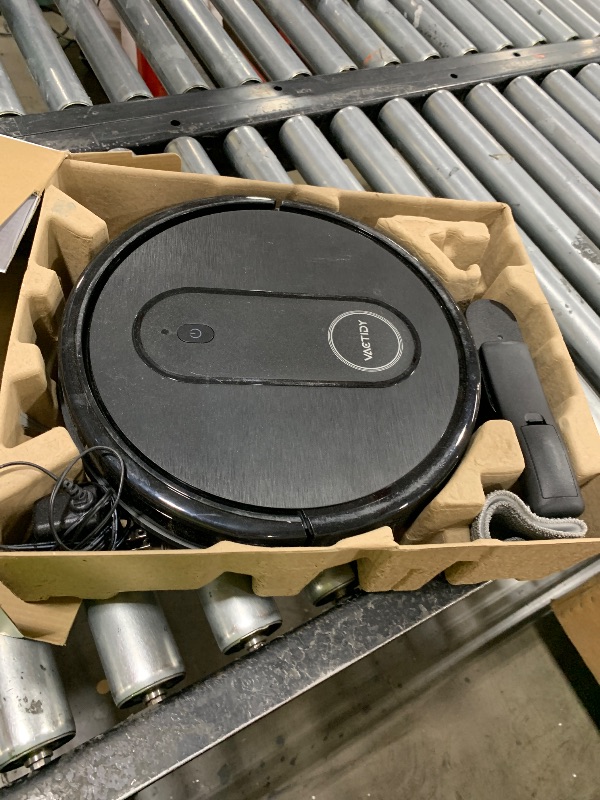 Photo 1 of Vexilar Robot Vacuum,2 in 1 Mopping and Vacuuming, App/Voice/Remote Control,Self-Charging Robotic Vacuum Cleaner,Good for Hard Floor, Low-Pile Carpet, Pet Hair (Small)