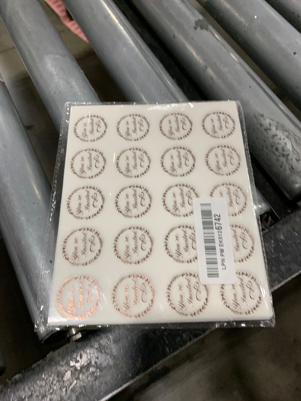 Photo 1 of Sabary 500 Pcs You're Invited Seals Stickers for Wedding Invitations, Envelopes Rose Gold Envelope Seals Stickers DIY Handmade Wedding Labels, 1.3 Inches