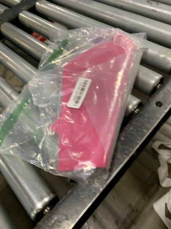 Photo 1 of 1 Pack Hair Extension Hanger with Storage Bag Wig Holder Storage Bag Bundles Hairpieces Ponytail Wig Carrier Case with Hanger for Store Style Hair Travel Pink Color