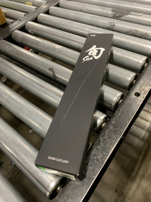 Photo 1 of Shun Premier Blonde 7" Santoku Knife, Handcrafted and Hand-Sharpened Japanese All Purpose Knife, VG-MAX Core with Damascus Stainless Steel Cladding, Pakkawood Handle, Versatile Japanese Cutting Tool