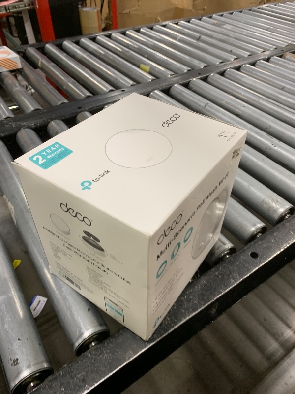 Photo 1 of TP-Link ???? X50-PoE AX3000 PoE Mesh WiFi - Ceiling/Wall-Mountable WiFi 6 Mesh, Replacing WiFi Router, Access Point and Range Extender, PoE-Powered, 2 x 2.5G PoE Ports, 1-Pack