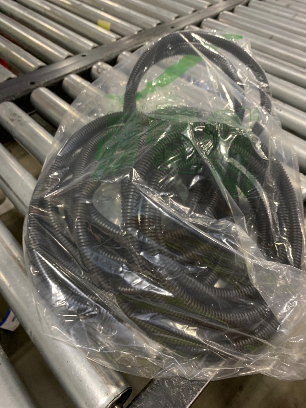 Photo 1 of 30 FT 1/2” Wire Loom Split Tubing,Dog Cat Cord Protector,Split Wire Loom Tubing Wire Conduit – Black (30FT 1/2")