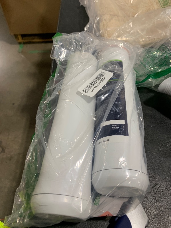 Photo 1 of EcoPure Dual Stage Under Sink Replacement Water Set (ECODWF) | NSF Certified | Fits ECOP20 System | 6-Month Filter Life, 2 Count (Pack of 1)