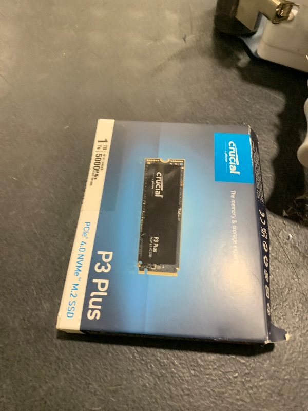Photo 1 of Crucial P3 Plus 1TB PCIe Gen4 3D NAND NVMe M.2 SSD, up to 5000MB/s - CT1000P3PSSD8