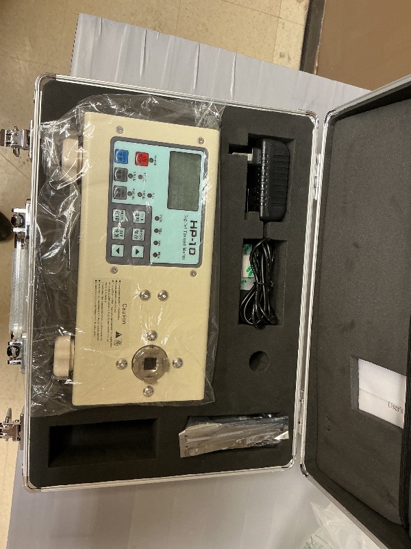 Photo 1 of Digital Torque Meter, Screwdriver Wrench Torque Tester, High-Precision Torque Measure Instrument with Storage Case Track/Peak Mode Test Range 0.04-5N.m