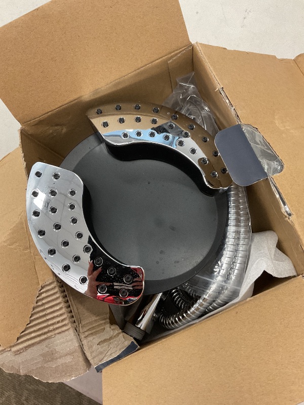 Photo 1 of INAVAMZ Shower Heads with Handheld Spray Combo: 7.2" Rain Shower Head & Handheld Shower Head 2-IN-1 Shower Head with 60" Rotatable Stainless Steel Hose, Shower Trim Systems