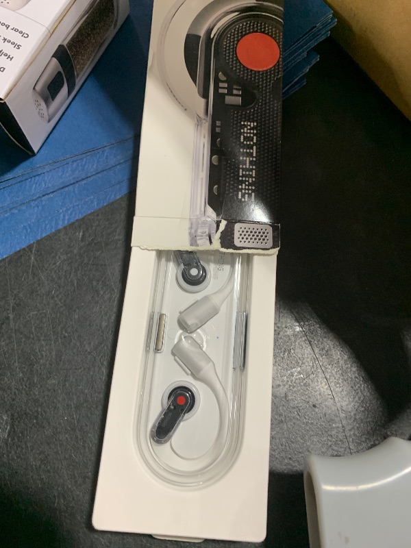 Photo 1 of Nothing Ear (open) Open-Ear Headphones, Earbuds with Earhooks, BT 5.3, Clear Voice Technology with 2 Mics, Fast Charging, Compatible with iPhone & Android -White