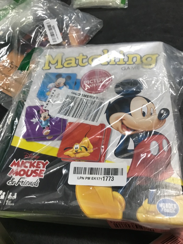 Photo 1 of Wonder Forge Mickey Mouse Matching Game - Fun and Educational Disney Memory Card Game for Toddlers, Kids, Boys and Girls Ages 3-5 - Develops Focus, Analysis, and Learning Skills