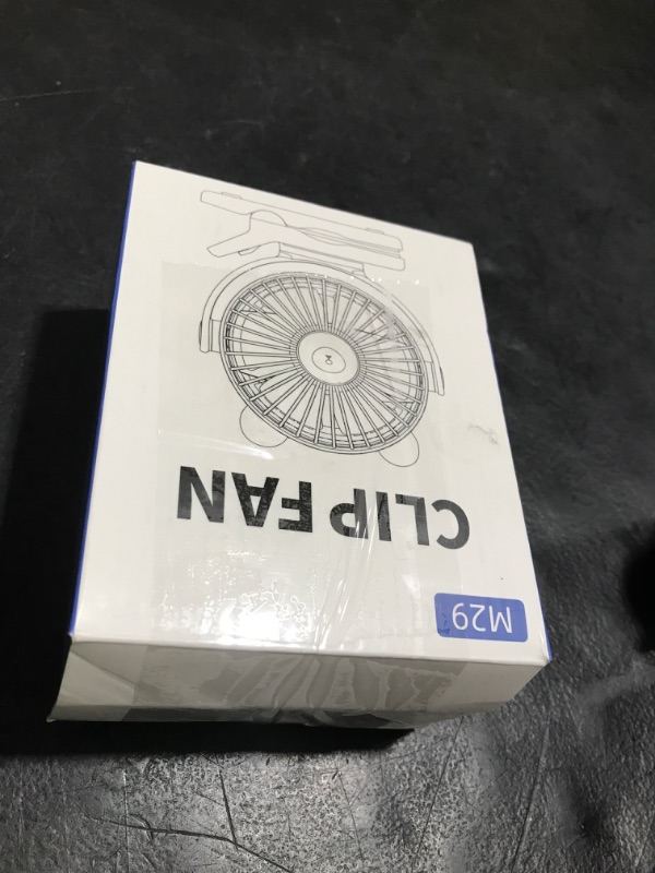 Photo 1 of GOTOTO Clip on Fan, Rechargeable Portable Personal Small Fan with 2000mAh Battery Operated, Powerful Clip Design, 3 Wind Speed, 360° Rotation, Ultra-Low Noise Level for Travel