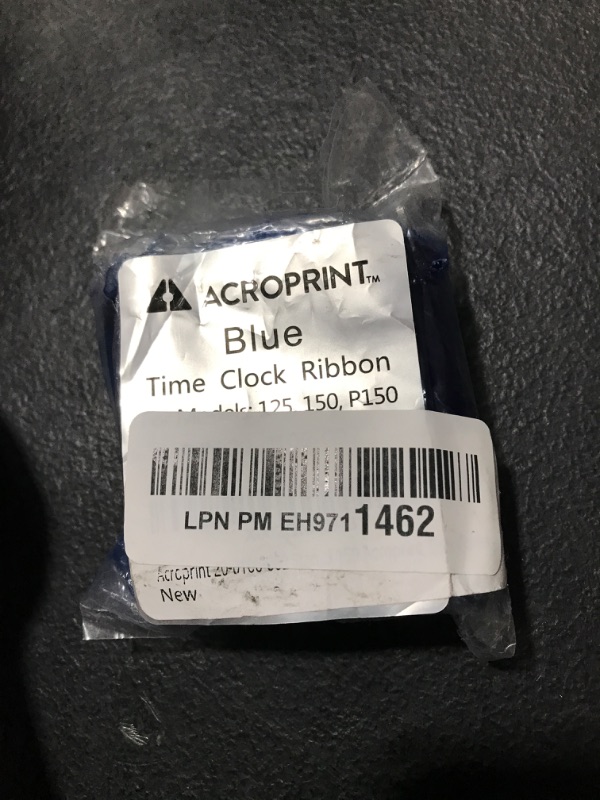 Photo 1 of Acroprint 20-0106-002 Standard 125/150 Blue Ribbon for Model 125 and Model 150 Time Clocks