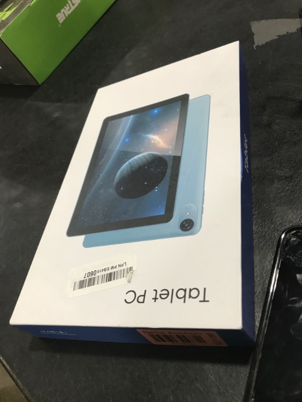 Photo 1 of Android 14 Tablet 2025 New 10 Inch Tablets with 6GB RAM + 64GB ROM + 1TB Expanded Ouad-Core, 2 in 1 Tableta with Keyboard Mouse WiFi 6 Bluetooth, GMS Certified IPS Touch Screen Tablet - Blue Set