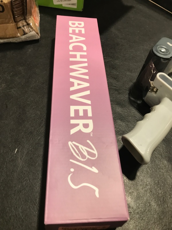 Photo 1 of The Beachwaver Co. Beachwaver B1.5 Rotating Curling Iron - Pink Sunset | Automatic 1.5 Inch Ceramic Curling Iron | Auto-Shut Off, Travel-Friendly, Dual Voltage | B-Series (BW18SS)