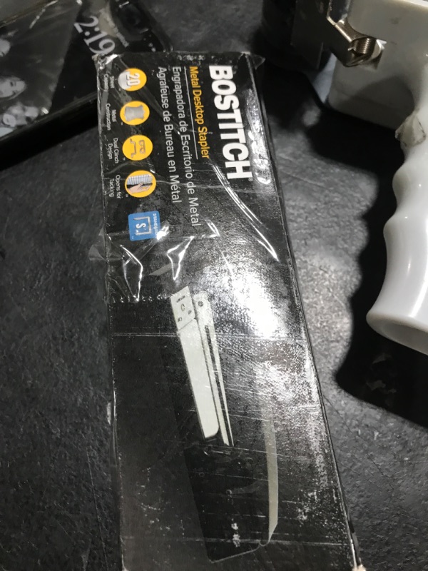 Photo 1 of Bostitch Executive Full Strip Stapler - 20-Sheet Capacity, All-Metal Construction, Dual Clinch & Lifetme Warranty
