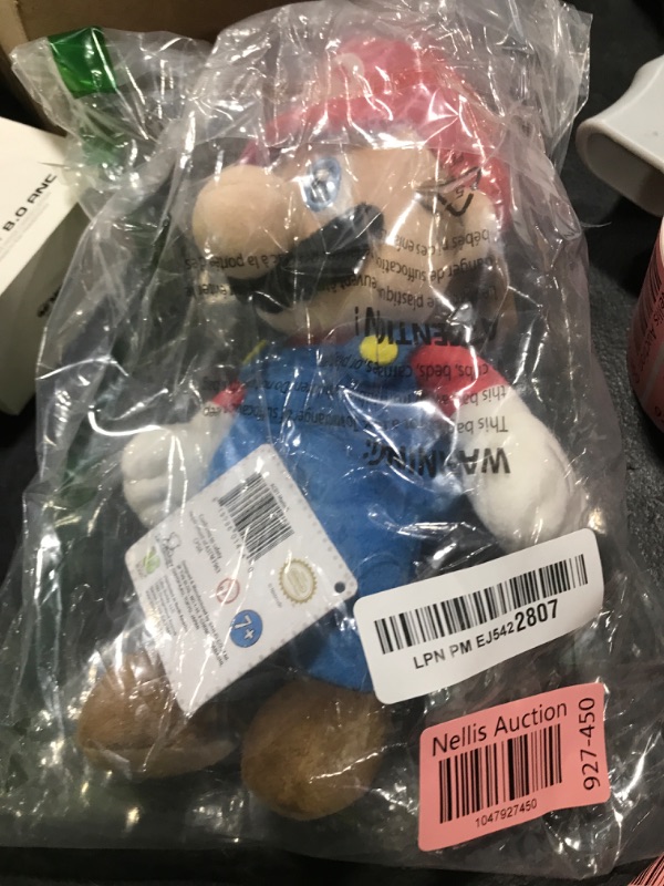Photo 1 of Little Buddy Super Mario All Star Collection 1414 Mario Stuffed Plush, Multicolored,9.5"