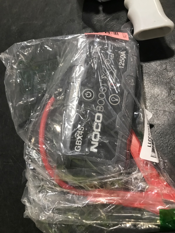 Photo 1 of NOCO Boost X GBX45: 1250A UltraSafe Jump Starter – 12V Lithium Battery Booster Pack, Portable Jump Box, Power Bank & Jumper Cables - for 6.5L Gas and 4.0L Diesel Engines