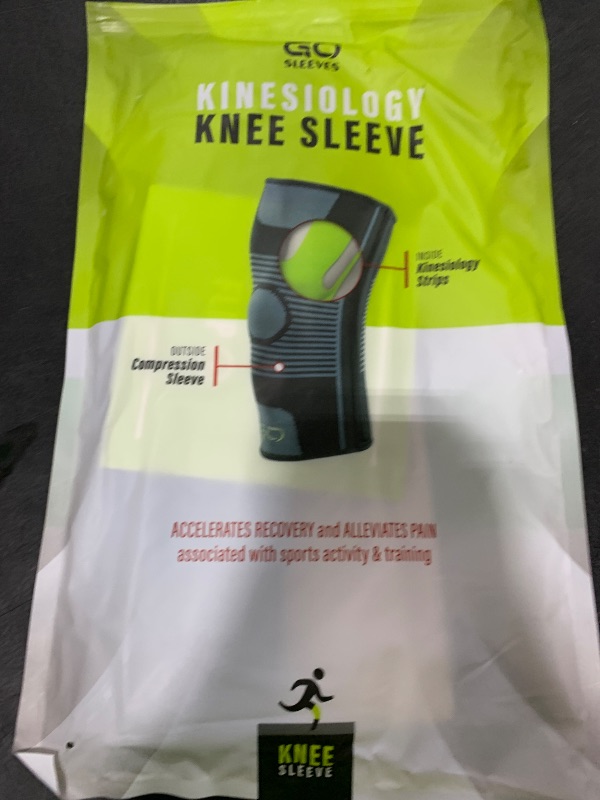 Photo 1 of GO SLEEVES Kinesiology Knee Compression Sleeves - Professional Knee Braces for Men and Women for Joint Pain Relief, Swelling, ACL, MCL, Inflammation Relief, FSA and HSA Approved