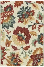 Photo 1 of Wonnitar 4'Round Bohemian Medallion Rug,Oriental Distressed Small Round Area Rug Vintage Washable Entryway Foyer Mat Non-Slip Non-Shedding Low-Pile Sofa Bathroom Carpet
