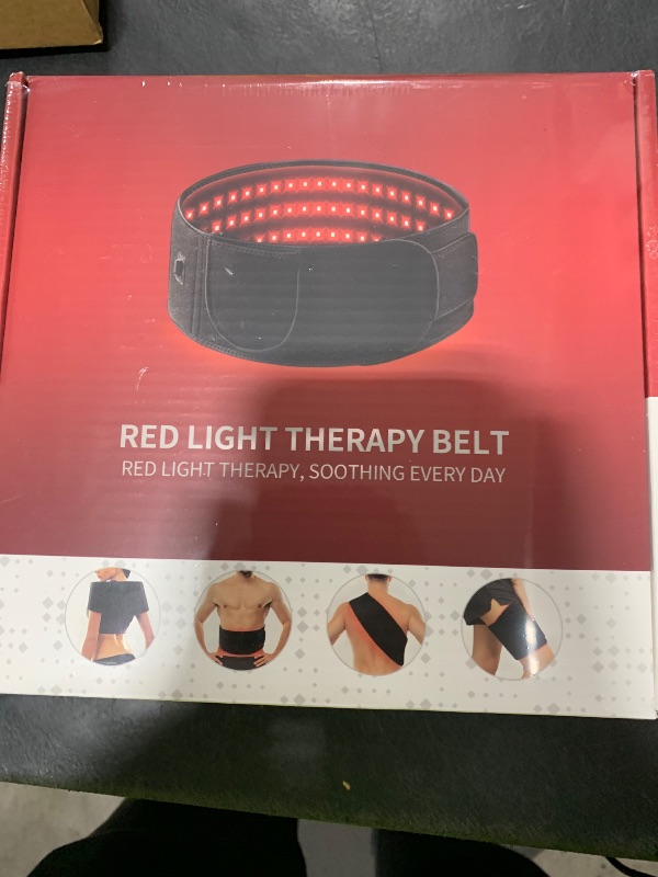 Photo 1 of Red Light Therapy for Body, Infrared Light Therapy for Shoulder Waist Muscle Pain Relief, Upgraded 3 in 1 Led Beads, 660nm Red Light &850nm Near Infrared Light Therapy Belt Wrap Timer Remote Control
