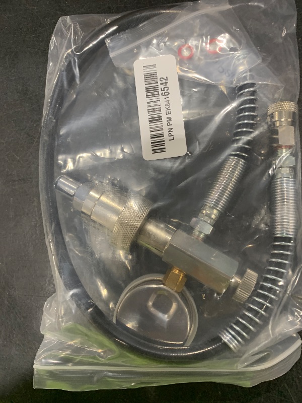 Photo 1 of TUXING CGA347 Female Thread Pcp Paintball Filling Station Kit PCP SCUBA Filling Station Charging Adapter with Release Valve,24 Inch High Pressure Hose for 0-6000Psi Inflation Valve Kit