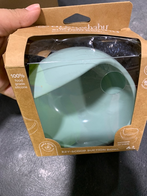 Photo 1 of Dreambaby Scoop Mash and Twist Silicone Baby Spoon Set - 3 Stage Toddler Utensils for Baby Led Weaning - Soft Chew Training Spoons, Seafoam