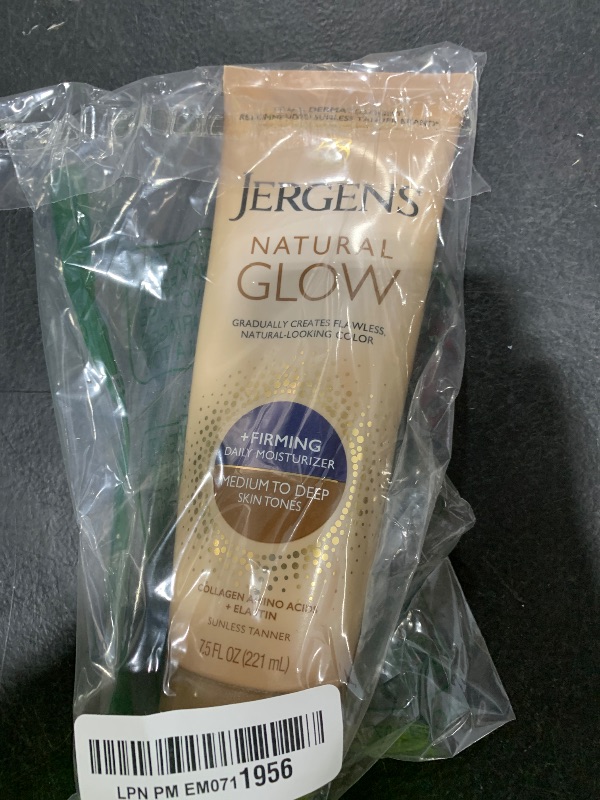 Photo 1 of Jergens Natural Glow + Firming Daily Moisturizer Medium to Tan Skin Tones 7.5oz