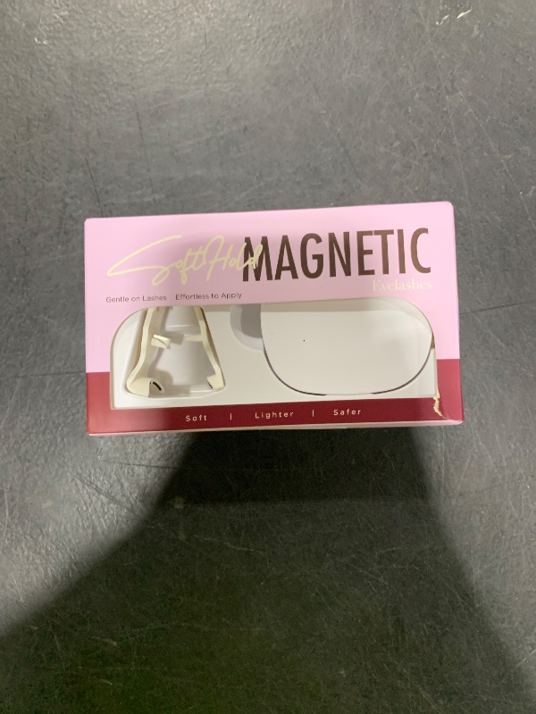Photo 1 of BEYELIAN Magnetic Eyelashes with Applicator, Soft Magnetic Lashes Natural Look Comfortable & Secure Fit Easy to Apply Reusable (1 Pairs, CS01)