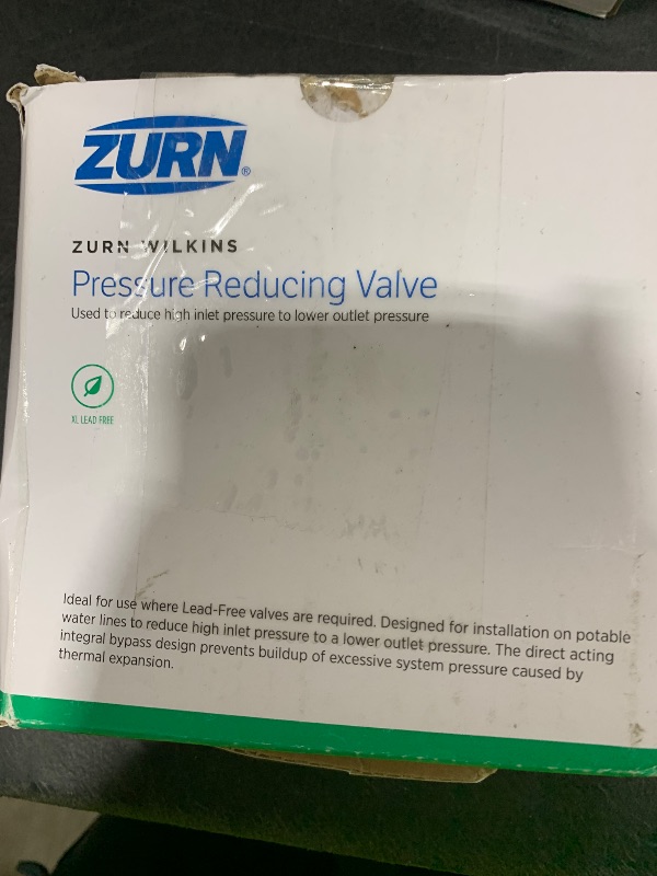 Photo 1 of Zurn Wilkins 1-NR3XLDUC 1" NR3XL Pressure Reducing Valve with Double Union FNPT Copper Sweat Connection