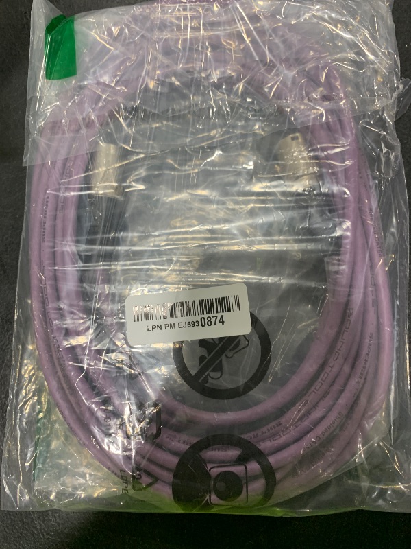 Photo 1 of Sound Tools SuperCAT Professional Grade Shielded CAT5e etherCON Cable, Flexible Polyurethane Jacket, Neutrik Connectors (25 feet, Purple)