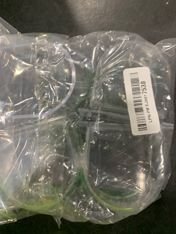 Photo 1 of Lot of 4 Bird Cage Clear Plastic Seed Water Feeder Cups