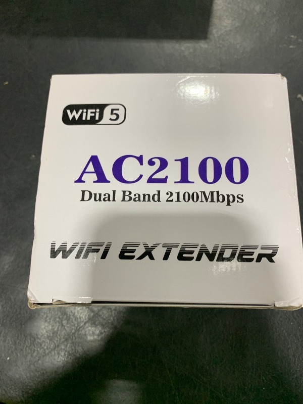 Photo 1 of 2025 AC2100 WiFi Extender - WiFi Extender Signal Booster with Gigabit Ethernet Port, WiFi Booster Dual-Band(5.8G&2.4G) Coverage to 12888 sp.ft, Faster Speed, Compatible with Multiple Devices