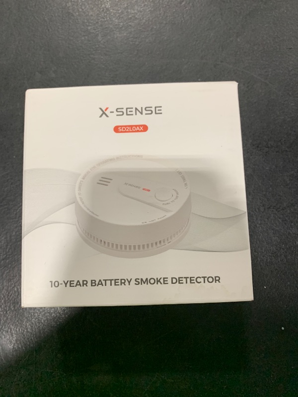 Photo 1 of X-Sense  Detector, 10-Year Battery Smoke Fire Alarm with Photoelectric Sensor, LED Indicator & Silence Button, 1-Pack