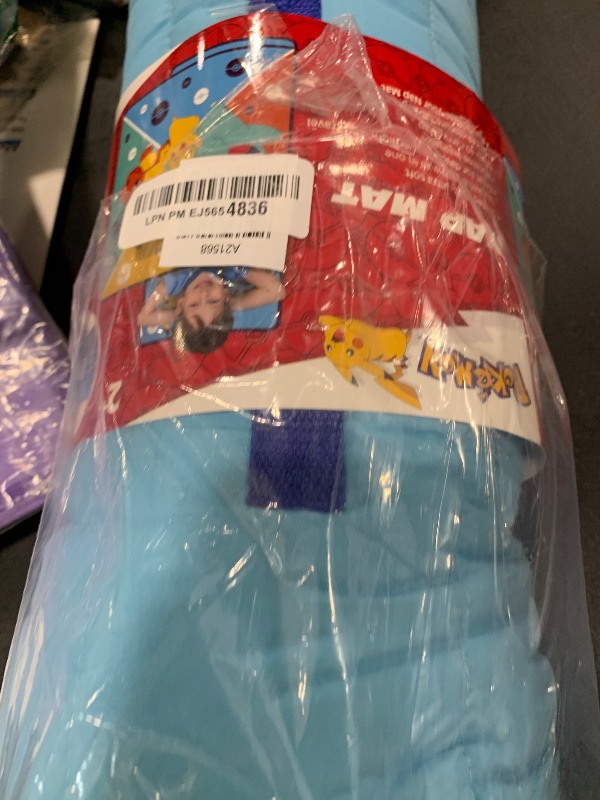 Photo 1 of Pokemon Anime 24"(W) X 45"(L) Soft Toddler Nap Mat with Pillow and Blanket Perfect for Preschool, Daycare, and Travel (100% Official Licensed Product)