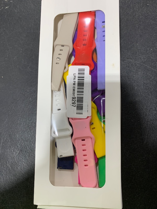 Photo 1 of Tiorecime 12 Pack Bands Compatible with Gizmo Watch 3 2 1/Gabb Watch 3e 3 2 1/SyncUP Watch/Cosmo JrTrack Watch Band, Soft Silicone Breathable Sport Replacement Strap
