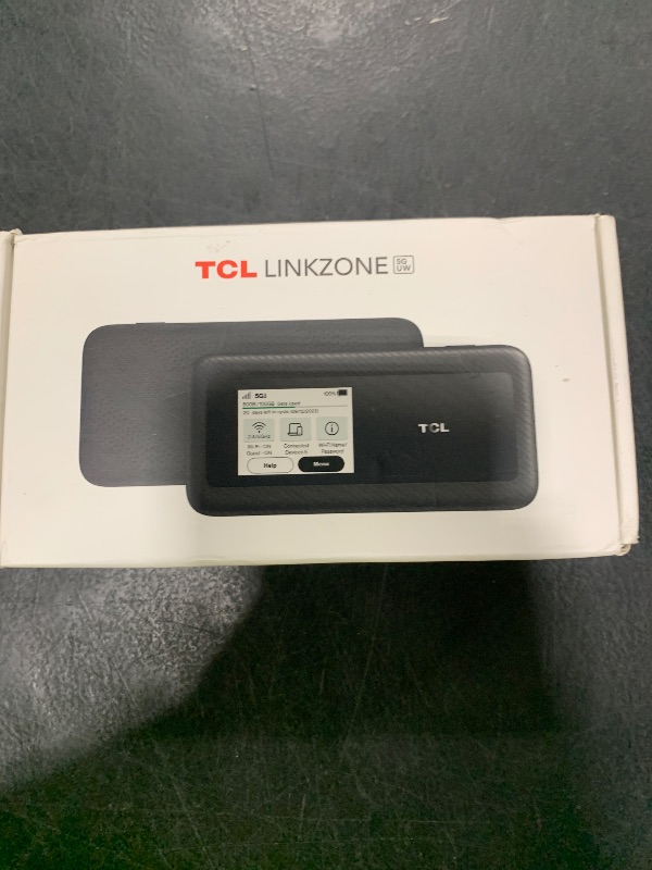 Photo 1 of TCL Linkzone 5G UW (MW513U) | Verizon and GSM Unlocked | 5G MiFi Hotspot Router | Black