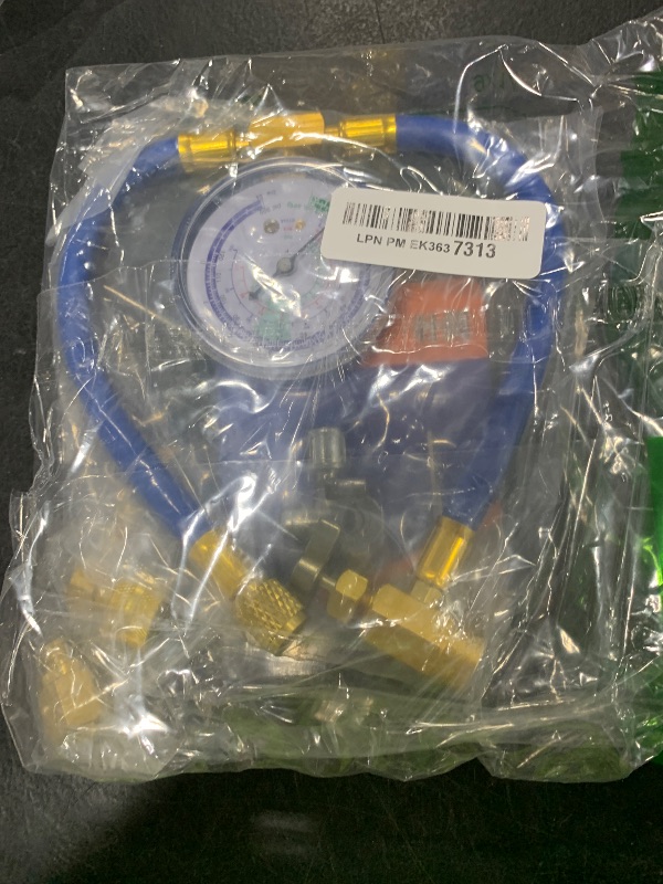 Photo 1 of Belleone R134a Refrigerant Recharge Kit with BPV31 Bullet Piercing Valve and R134a Quick Coupler, R134a/R-12/R-22 Freon Refrigerant Hose Can Tap Kit for A/C System - Easy to use