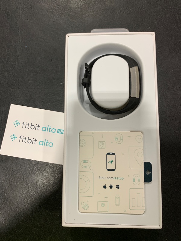 Photo 1 of Fitbit Alta HR, Black, Small (US Version)