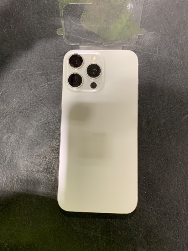 Photo 1 of Apple iPhone 15 Pro Max, 512GB, White Titanium - Unlocked (Renewed Premium)