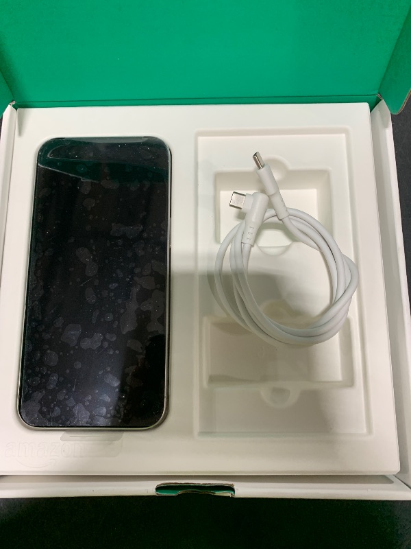 Photo 1 of Apple iPhone 15 Pro Max, 512GB, White Titanium - Unlocked (Renewed Premium)