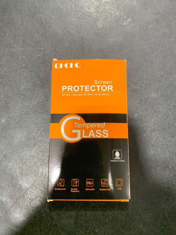 Photo 1 of QHOHQ 3 Pack Screen Protector for iPhone 15 Pro Max [6.7 Inch] with 3 Pack Camera Lens Protector, Tempered Glass Film, HD Clear, 9H Hardness, No Bubbles, Case Friendly