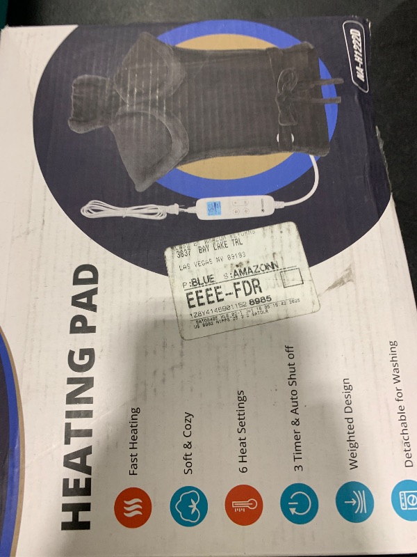 Photo 1 of CooCoCo XXL Large Full Body Heating Pad, Fathers Day Birthday Gifts for Dad Mom Husband Grandpa, Electric Heat Pad for Neck and Shoulders and Back Pain Relief, FSA HSA Eligible, ETL Certified, 24"x37"